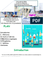 Élements Liés À La Potabilité