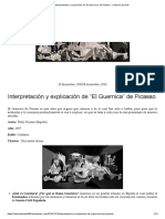 Interpretación y Explicación de "El Guernica" de Picasso. - Historia Del Arte