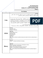 Annual Examination Syllabus 2023 Class 8