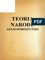 Adam Doboszyński - Teoria Narodu