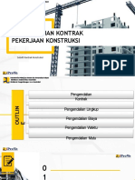 Pengendalian Kontrak Pekerjaan Konstruksi