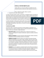 Técnicas instrumentales para determinación y separación de analitos