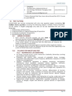 NIMCET Topics Pattern