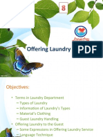 Offering Laundry Services