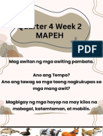 Quarter 4 Week 2 MAPEH