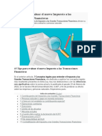 15 Tips para Evaluar El Nuevo Impuesto A Las Transacciones Financieras