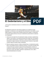 El Sedentarismo y El Basket MATRIZ