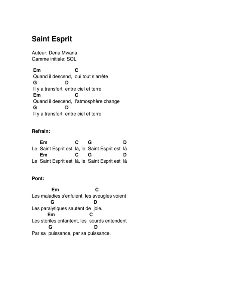 Saint Esprit PDF