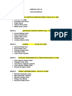 Derecho Civil Vii Lista de Grupos