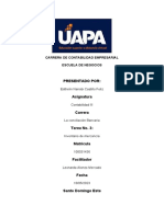 Tarea 3 de Contabilidad Esthelin Castillo