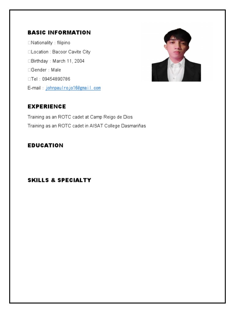 Basic Information | PDF
