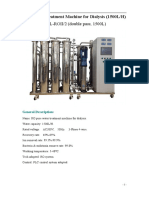 1500L - WESLEY Dialysis RO Water Treatment Machine