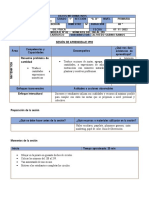 Modelo de Sesión de Aprendizaje-Meliza