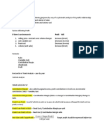 CVP Analysis