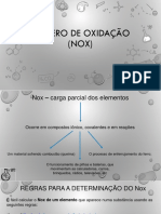 Número de Oxidação - NOX