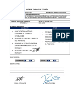 Acta - de - Avance - de - Tutoria - y - Planilla - de - Control - Semanal - MDG - II - JUAN JOSE CARVAJAL MES 1