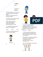 Examen Trimestral de Civica y Entidad