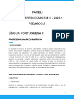 Guia de aprendizagem sobre coerência e coesão textual