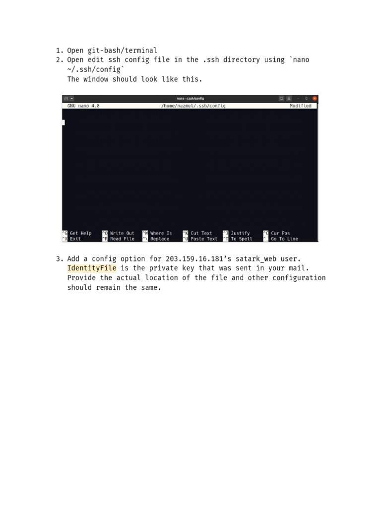 Configure SSH for Git Access | PDF