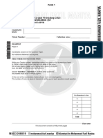 Islamiyat Mock Exam Analysis