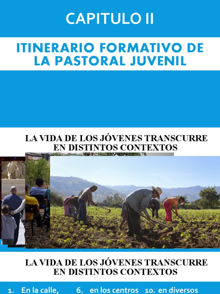 ITINERARIO Formativo de La Pastoral Juvenil | PDF