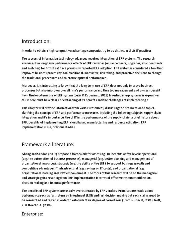 Erp New | PDF