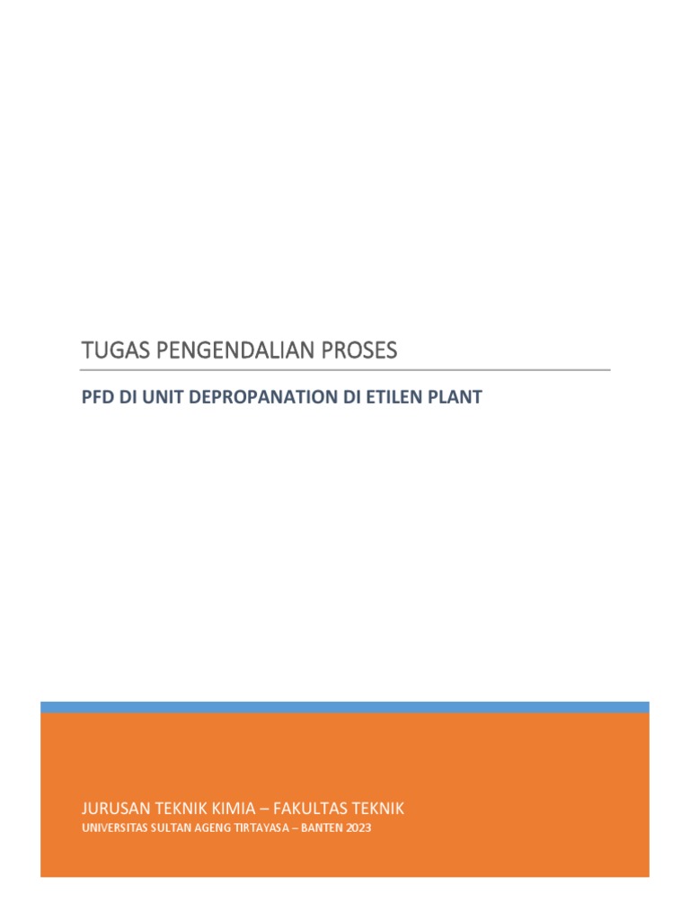 PFD Depropanation & Deethanizer | PDF
