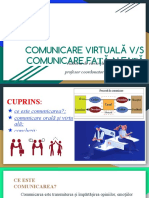 Comunicare Orală Și Comunicare Virtuală