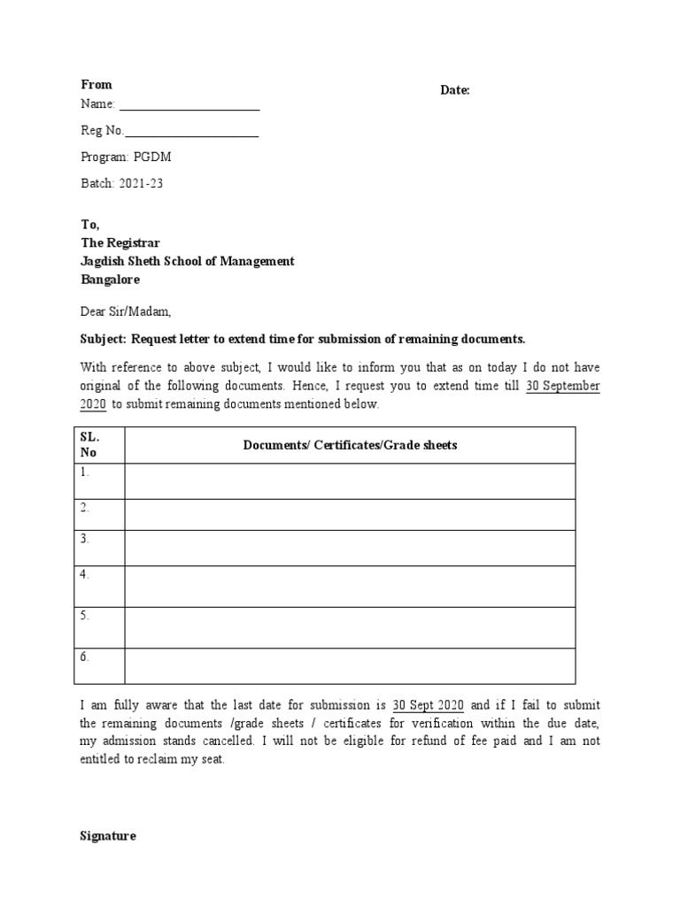 08 pending documents undertaking pdf