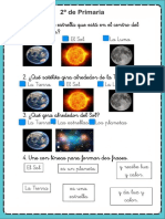 Sistema Solar Ejercicios 2°