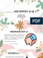 Diapositivas de Proposiciones 16 y 17