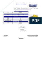 Certificado Eslinga 2x3x1