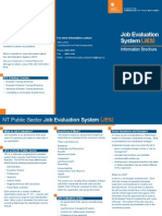Job Evaluation System (JES) Info Book