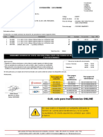 OJO, Solo para Transferencias ONLINE: COTIZACIÓN: E43-2304082