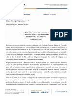 Forças de caráter e felicidade corporativa