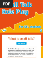 T Eal 1656609122 Esl Small Talk Role Play - Ver - 1