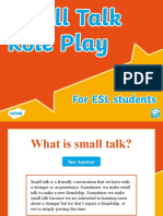 T Eal 1656609122 Esl Small Talk Role Play - Ver - 1