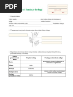 Test IV. Tkanki I Organy Roslinne Test Z Widoczna Punktacja | PDF
