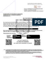 14 de Mayo de 2023 y Hasta El 20 de Mayo de 2023.: Atentamente El Director General