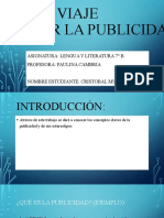 Cristobal Muñoz Lenguaje Publicidad