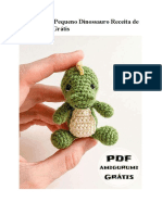 PDF Croche Pequeno Dinossauro Receita de Amigurumi Gratis