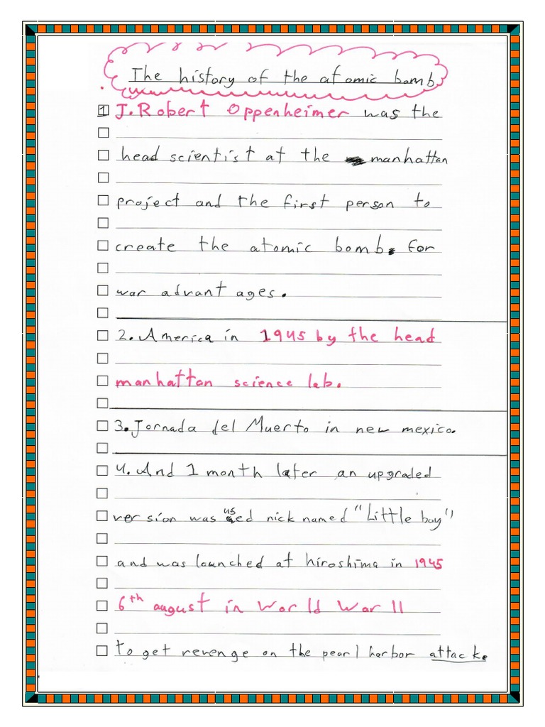 Extension Homework PDF