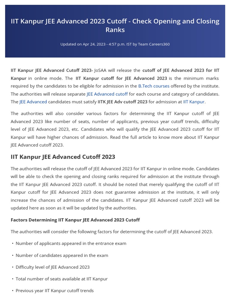 iit-kanpur-jee-advanced-2023-cutoff-previous-year-cutoff-trends