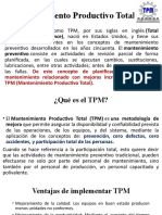 TPM: Mantenimiento Productivo Total