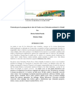 Protocolo para La Propagación in Vitro de Yautía Coco (Colocasia Esculenta (L.) Schott)