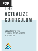 Actualize Curriculum