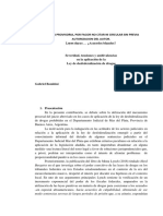 Bombini, Gabriel (2022) "¿Severidad en Las Leyes de Drogas vs. Moderación en Los Acuerdos Judiciales