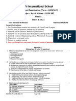 X Social Science Preboard Term1 QP 041021