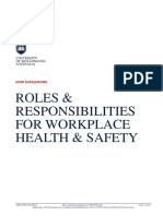 UOW workplace health and safety roles