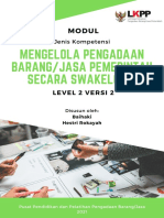 Modul JK Mengelola PBJP Secara Swakelola Level 2 Versi 2 Full